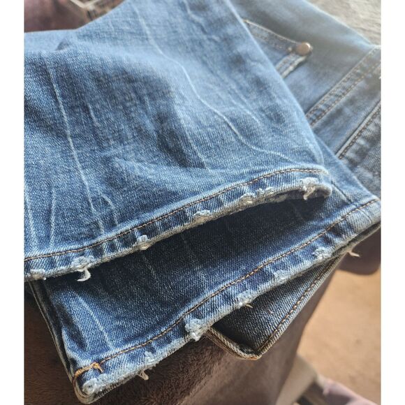 Retro Wrangler Pants Button Closure Regular Tapered 17inch Waist 32inch inseam - Picture 6 of 6